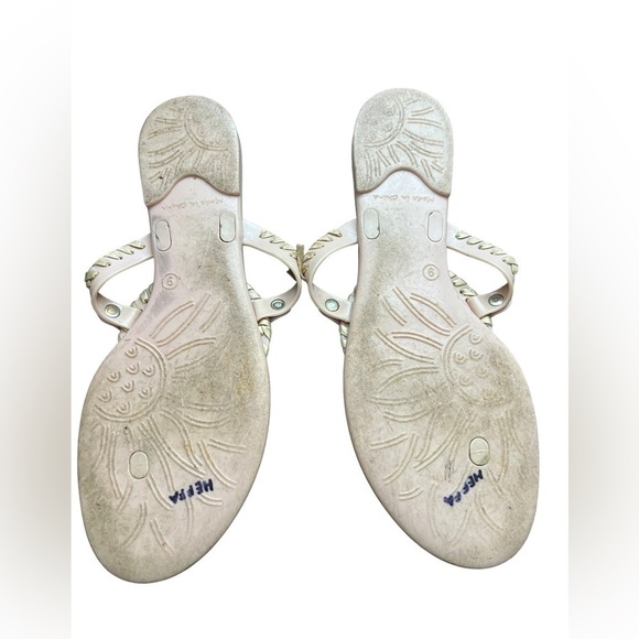 Jack Rogers Georgica Jelly Sandals in Blush Pink - Size 9 - Picture 5 of 6